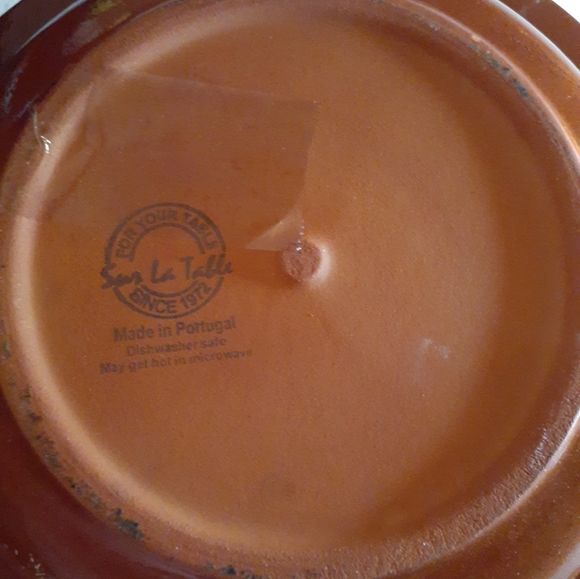 GORGEOUS NEW Sur La Table 13" Terra Glaze Tajine Made in Portugal. - Picture 4 of 6